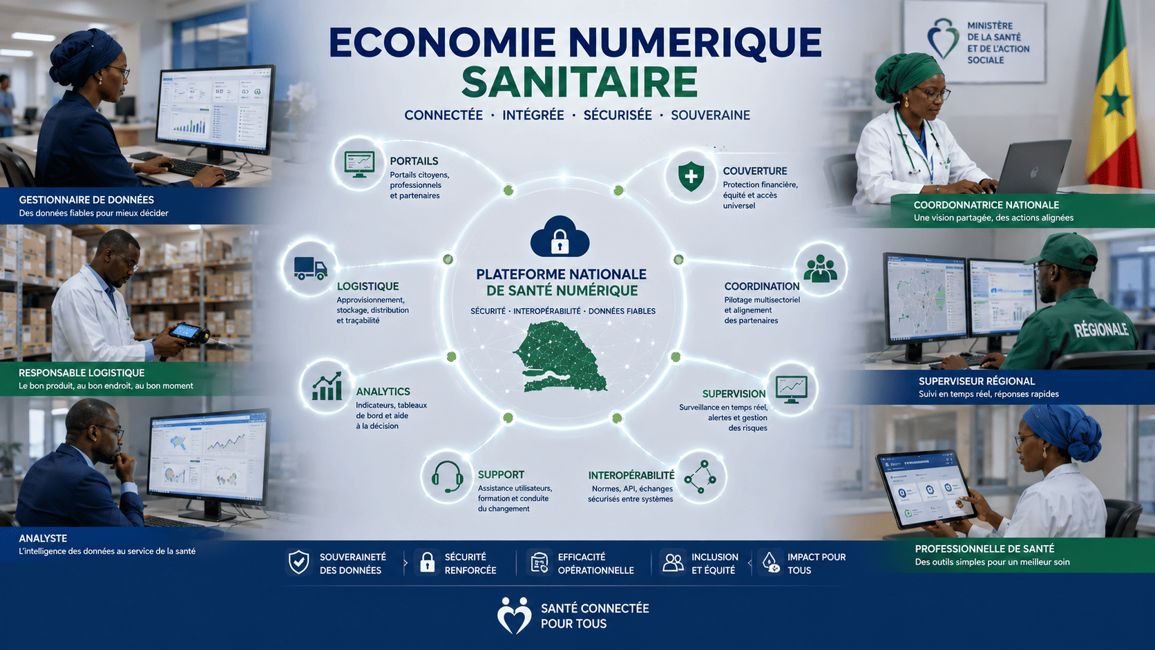 L'etablissement de sante devient un noeud visible, pilotable et interconnecte